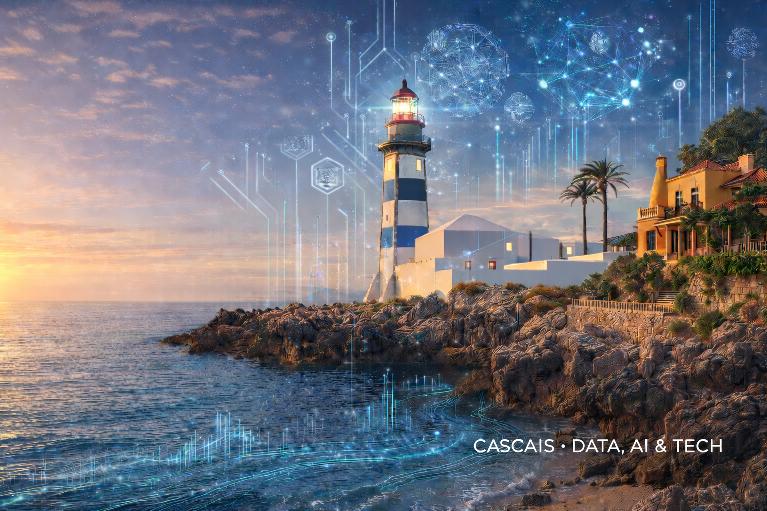 Cascais Data, AI and Tech Community meetup visual